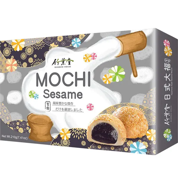 Desert japonez Mochi Bamboo Hou cu susan 210g | Carrefour Romania