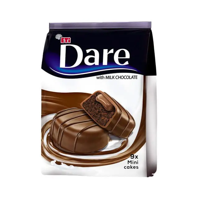 Miniprajituri cu glazura de ciocolata Dare, 114 g
