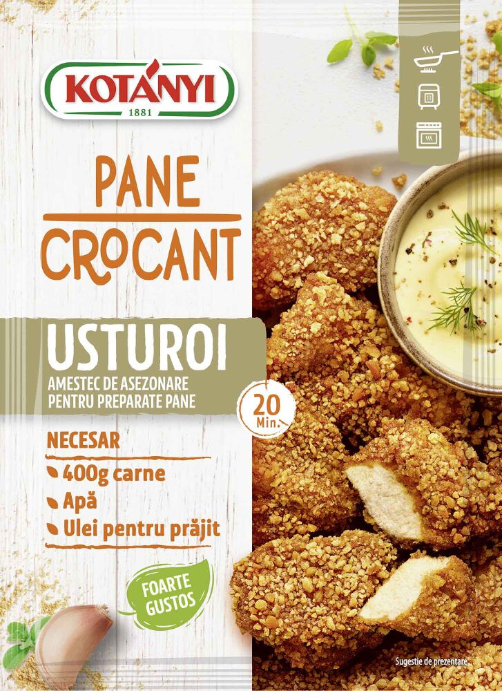 Pane Crocant Usturoi 70G Kotany