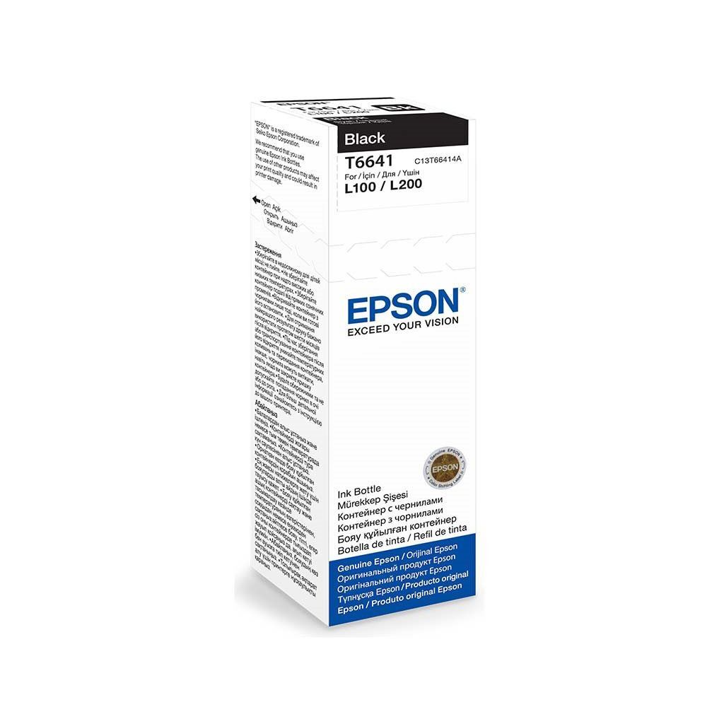 Flacon Epson T6641, original, 70ml, negru