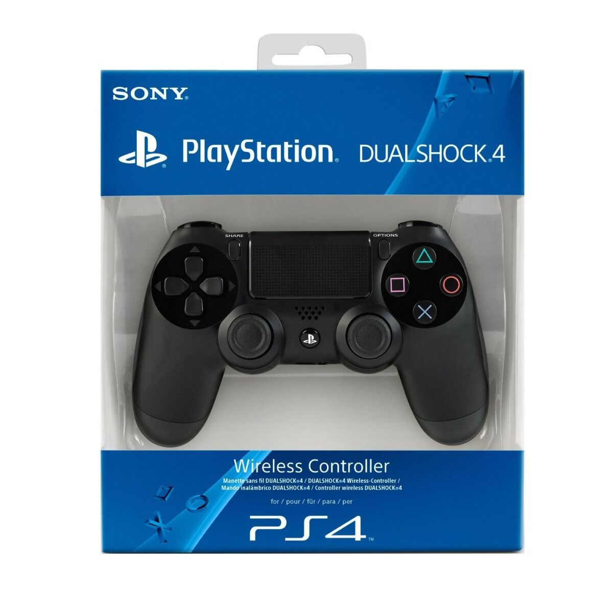 Controller Sony DualShock 4 V2 pentru PS4, Negru | Carrefour Romania