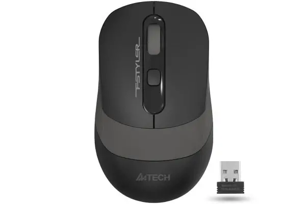 Mouse wireless A4Tech FG10, USB, Gri