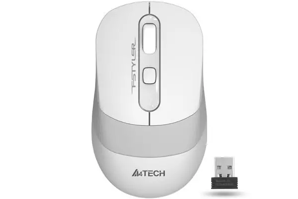 Mouse Optic A4tech FG10 Fstyler, USB Wireless, Alb