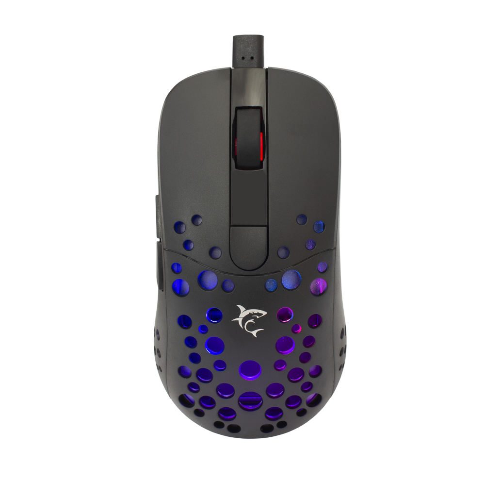 Mouse White Shark Tristan, Negru
