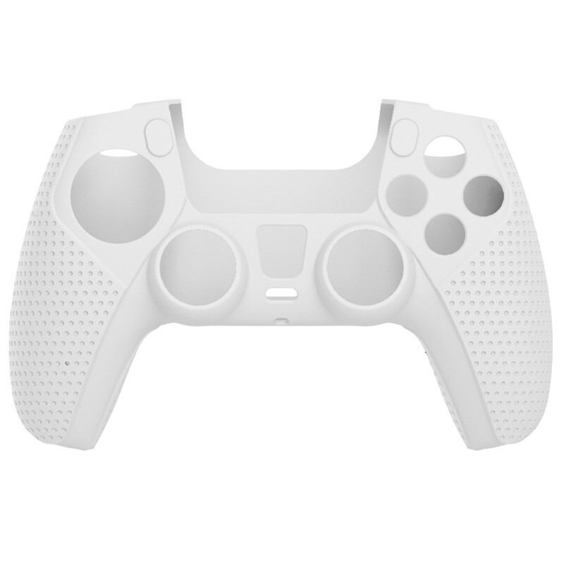 Carcasa din silicon White Shark Body Lock, PS5, Alb