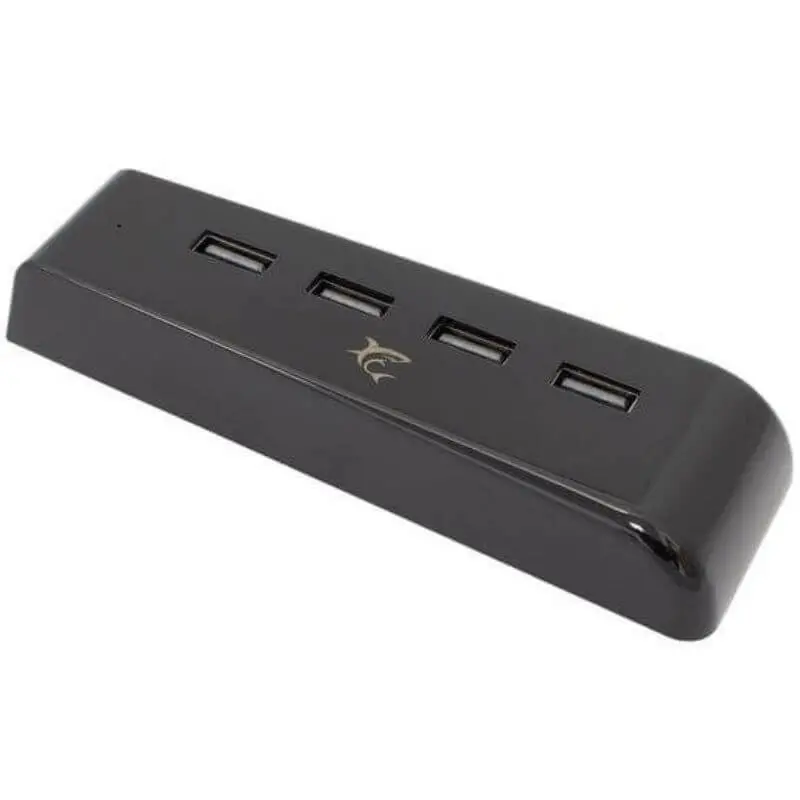 Hub USB White Shark, 4 porturi, compatibil PS5, Negru