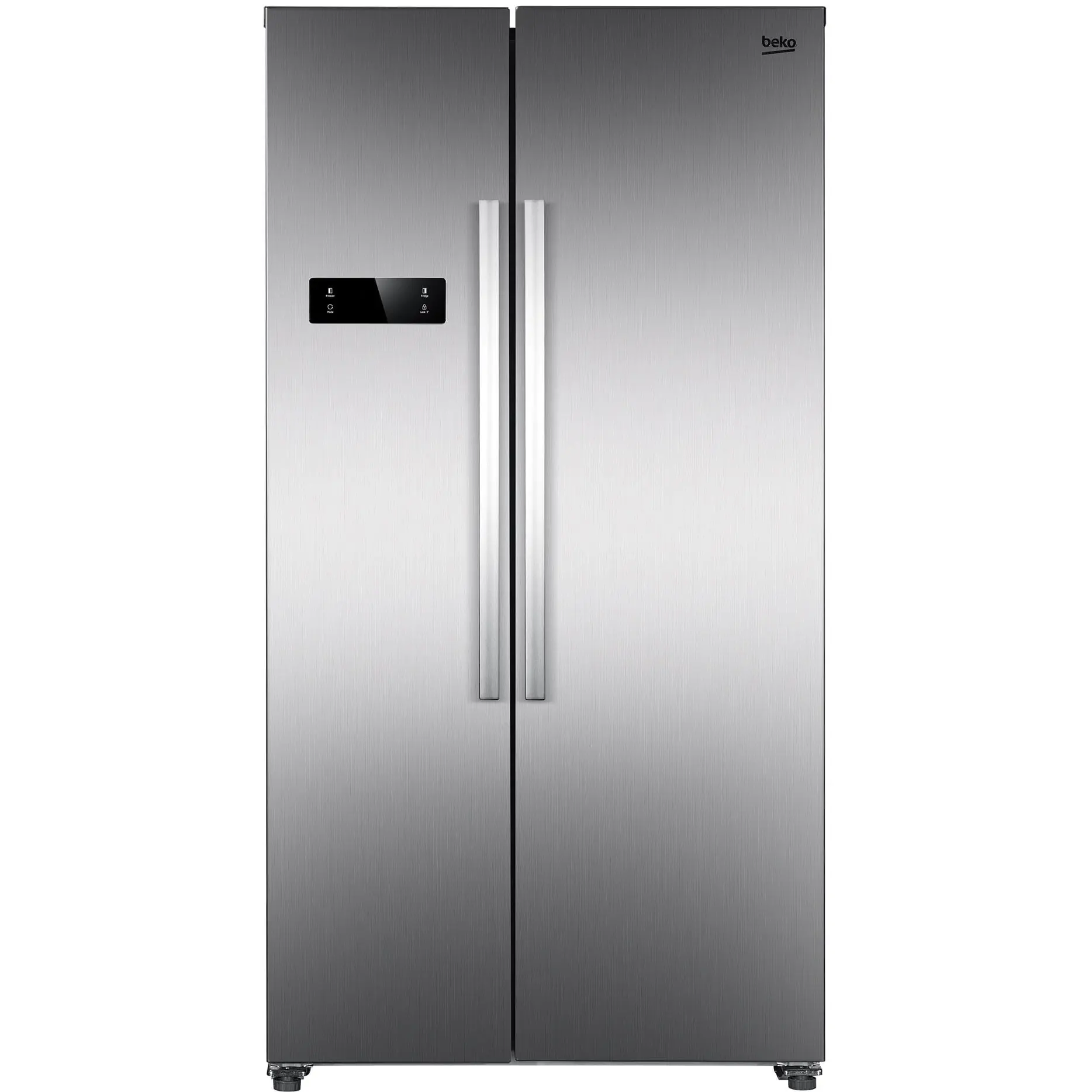 Side by side Beko GNO4331XPN, 436 Litri, Clasa E, Neofrost Dual Cooling, Gri