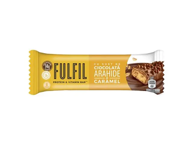 Baton Proteic Arahide Caramel 40G Fulfil