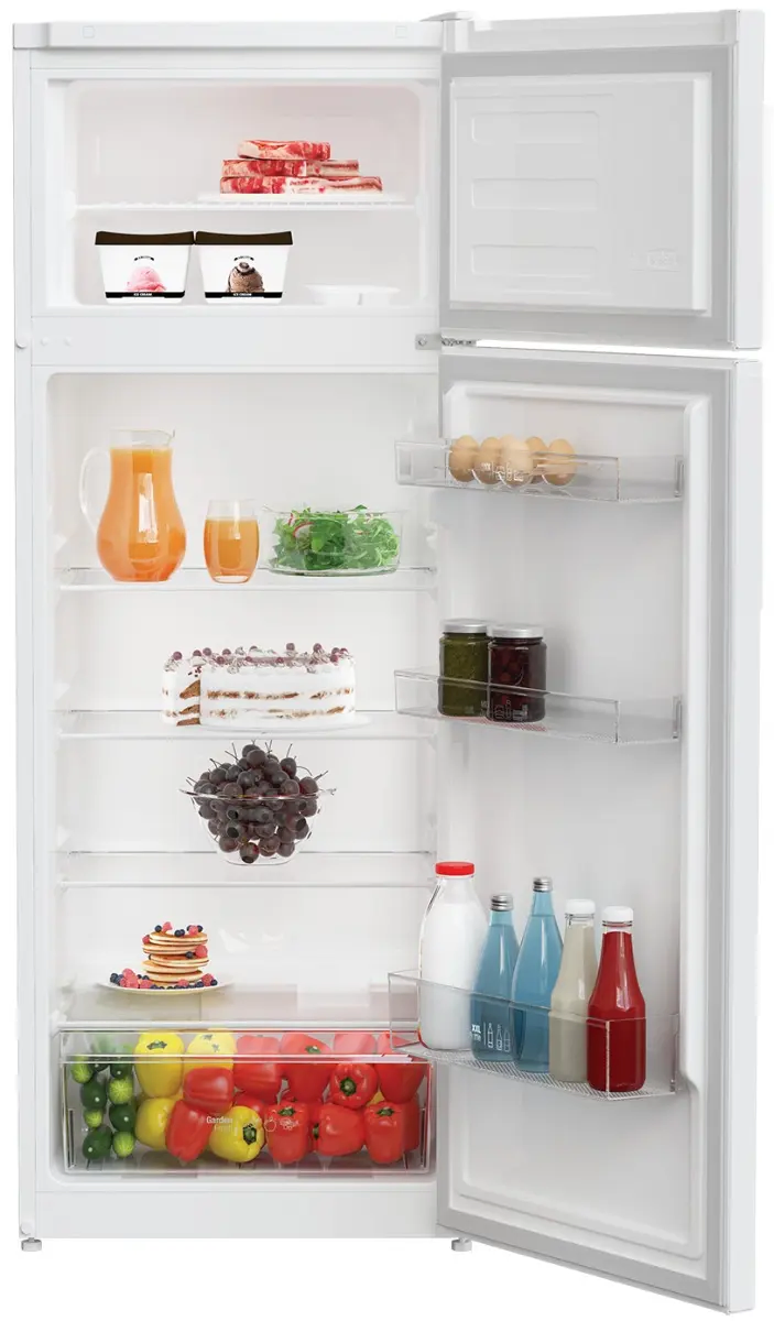 Frigider cu doua usi Arctic AD54240M30W, 223 Litri,  Clasa F, H 146.5, Alb