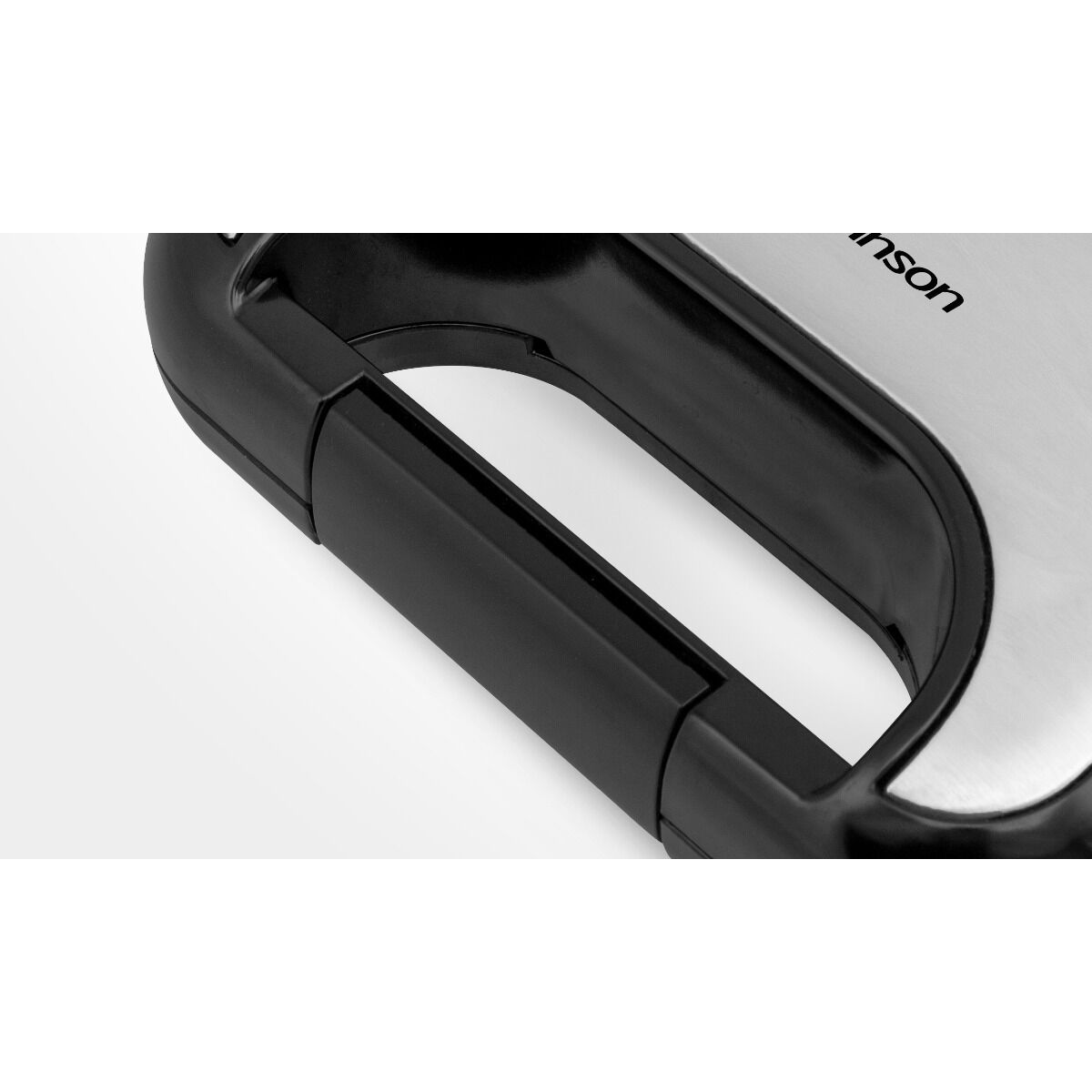 Sandwich maker Rohnson R2640, 750 W, placi grill, Negru/Inox