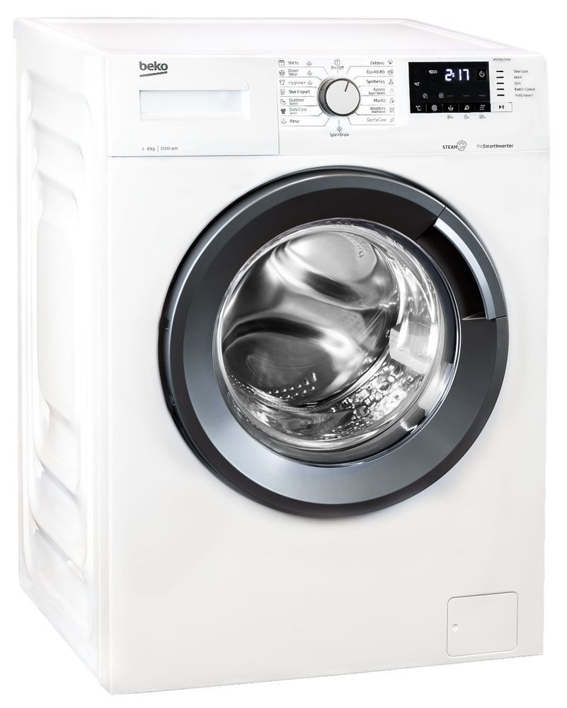 Masina de spalat rufe Beko WUV8512XSW, Clasa C, 8 Kg, 1000 rotatii, SteamCure, Alb