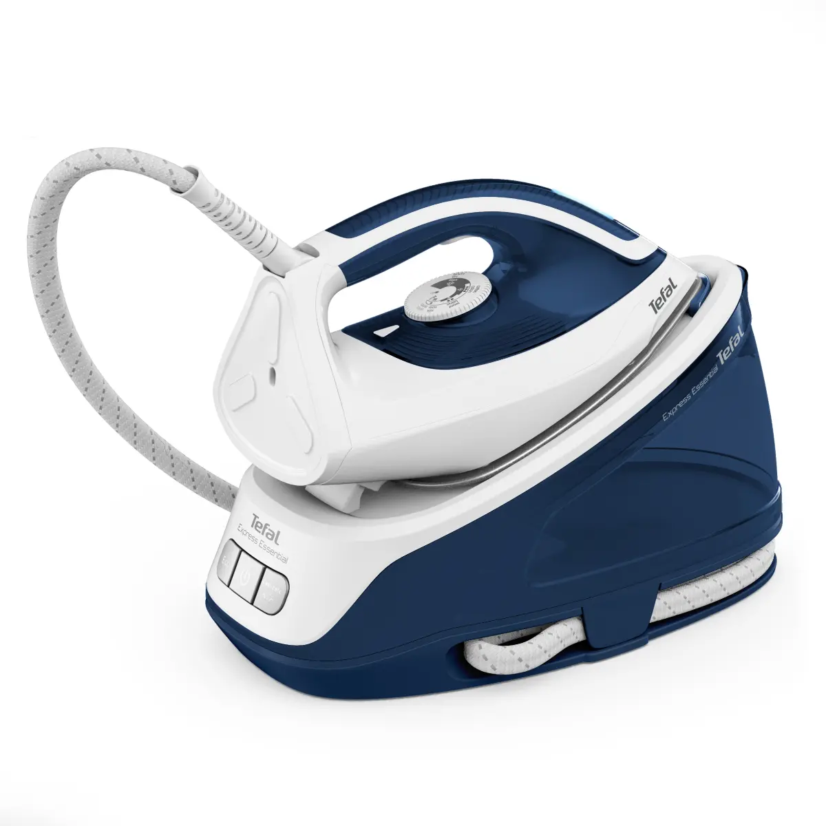 Statie de calcat Tefal Express Essential SV6116E0, 270g/min, 1.4 litri, 2200 W, Alb / Albastru