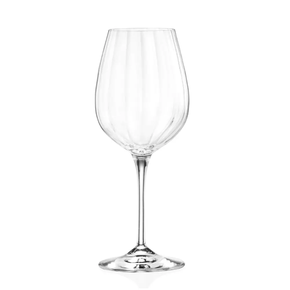 Set 6 pahare vin alb RCR Cristalleria Italiana Optiq, 450 ml, Transparent