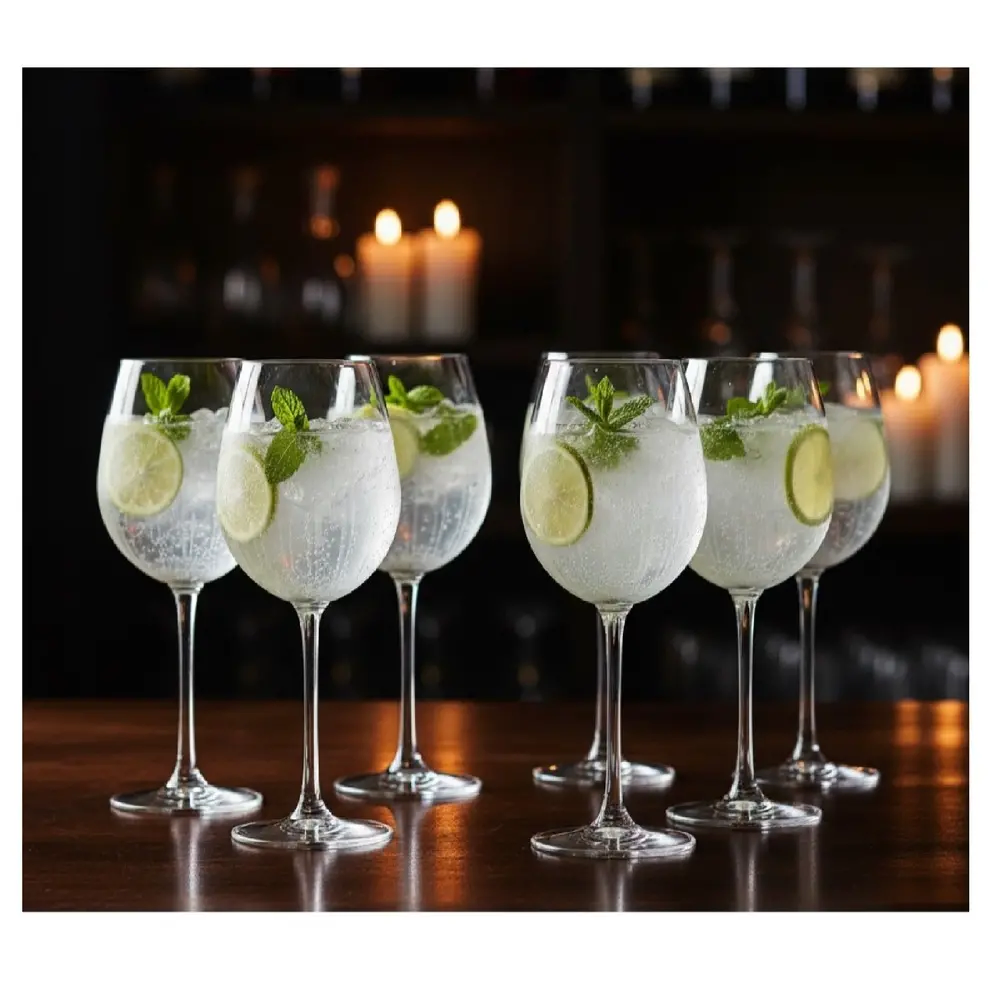 Set 6 pahare vin alb RCR Cristalleria Italiana Optiq, 450 ml, Transparent
