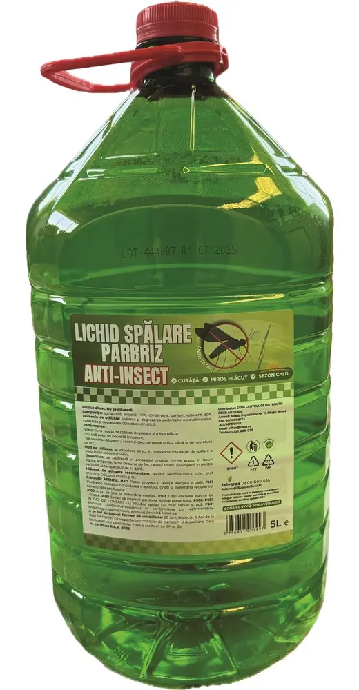 Lichid parbriz anti-insecte, 5L
