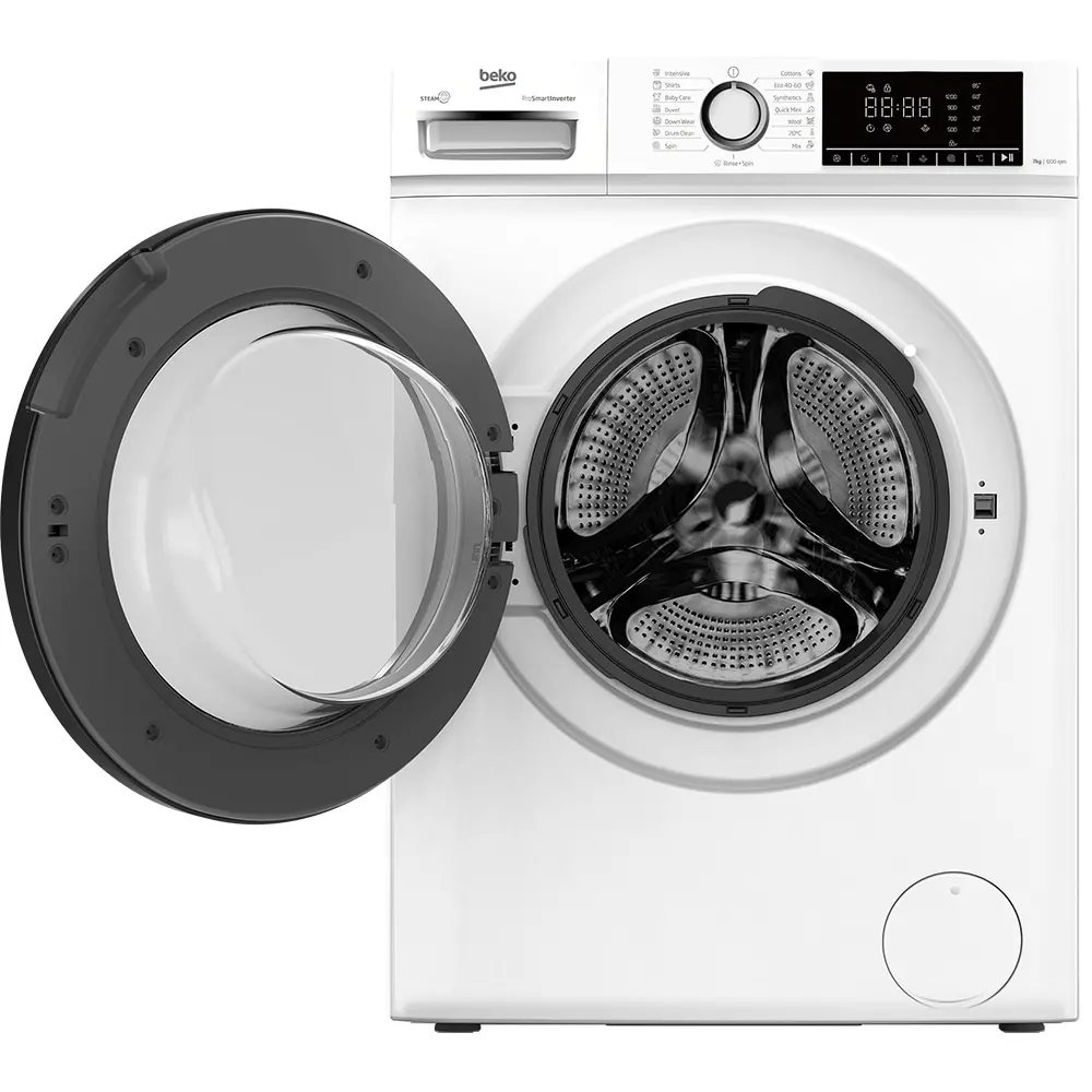 Masina de spalat rufe Beko B1WFM2721WEE, 7 kg, 1200 RPM, Clasa A, 15 programe, Alb