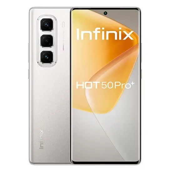 Smartphone Infinix Hot 50 Pro+, 256GB, 8GB RAM, Dual Sim, 4G, Titanium Grey