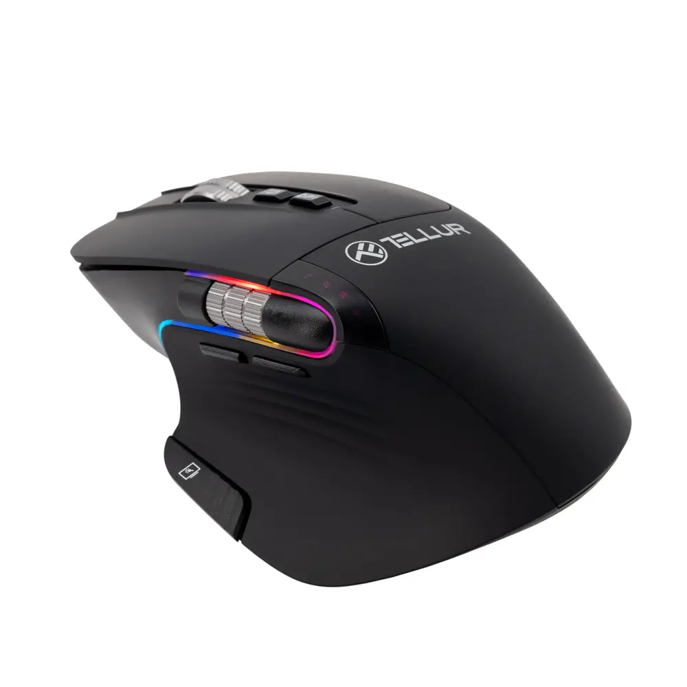 Mouse wireless Tellur, Shade, Negru