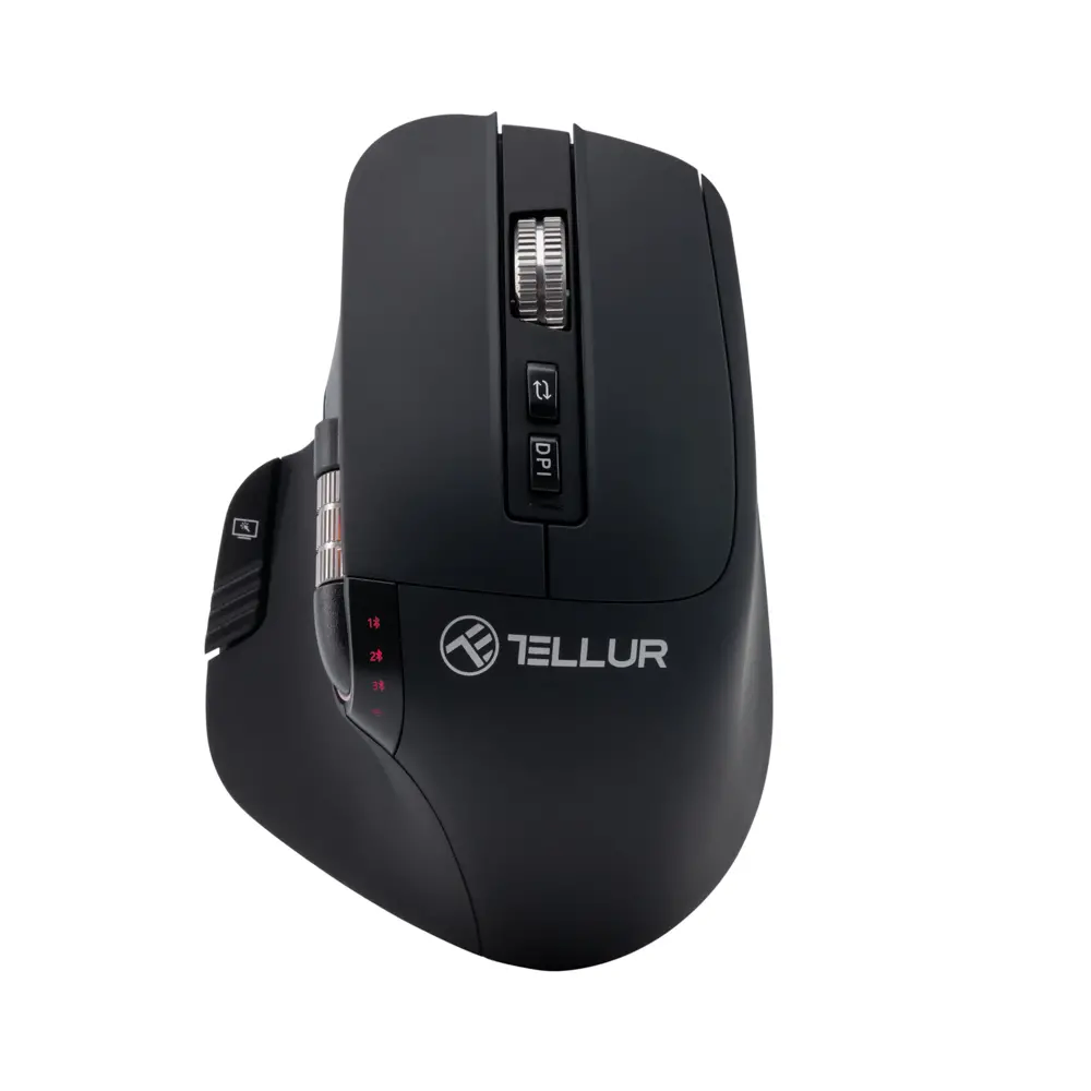 Mouse wireless Tellur, Shade, Negru