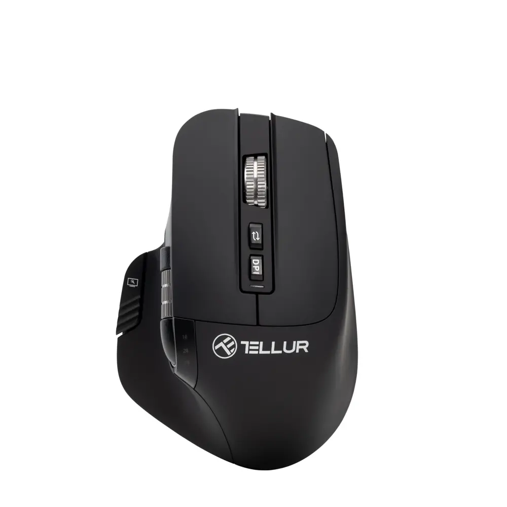 Mouse wireless Tellur, Shade, Negru