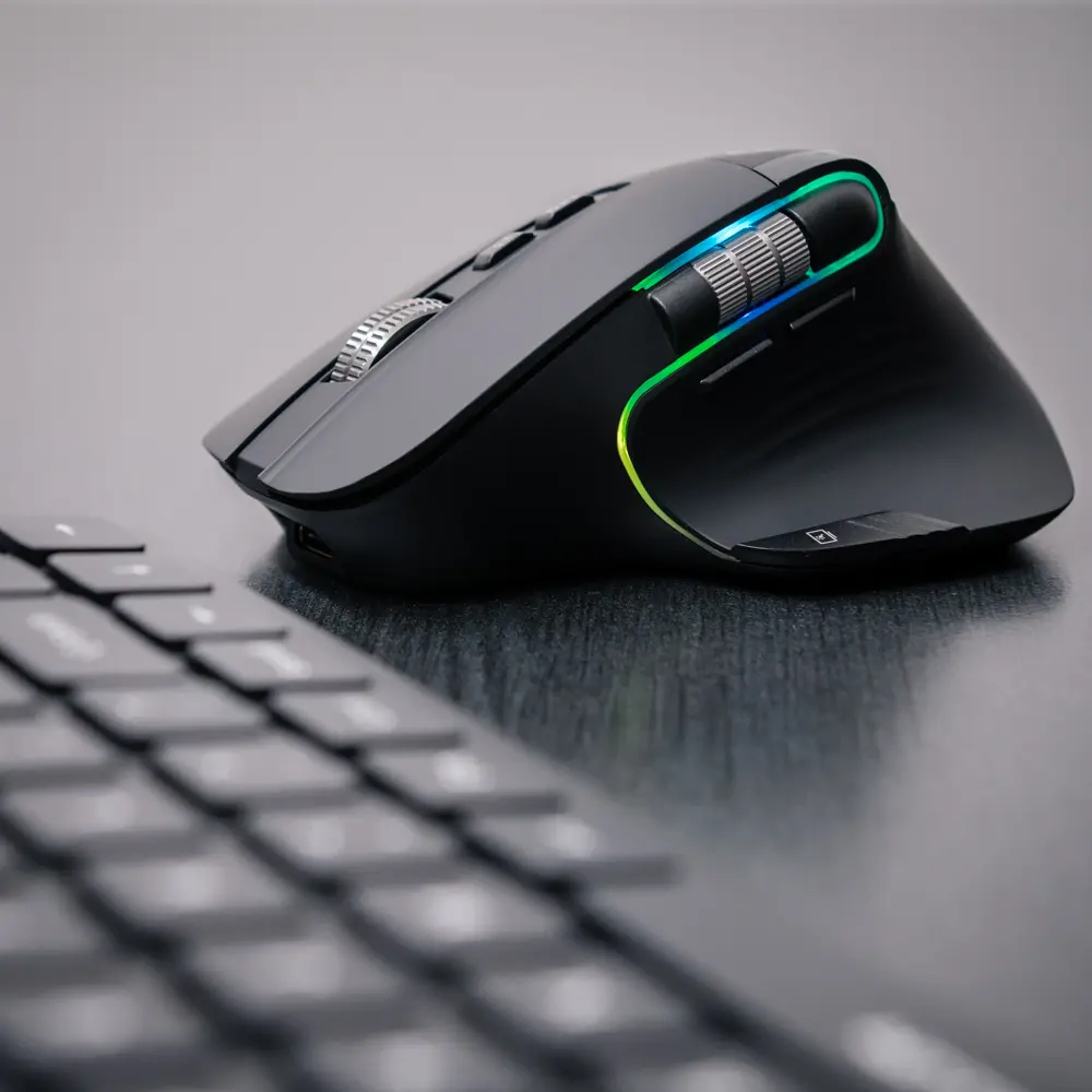 Mouse wireless Tellur, Shade, Negru