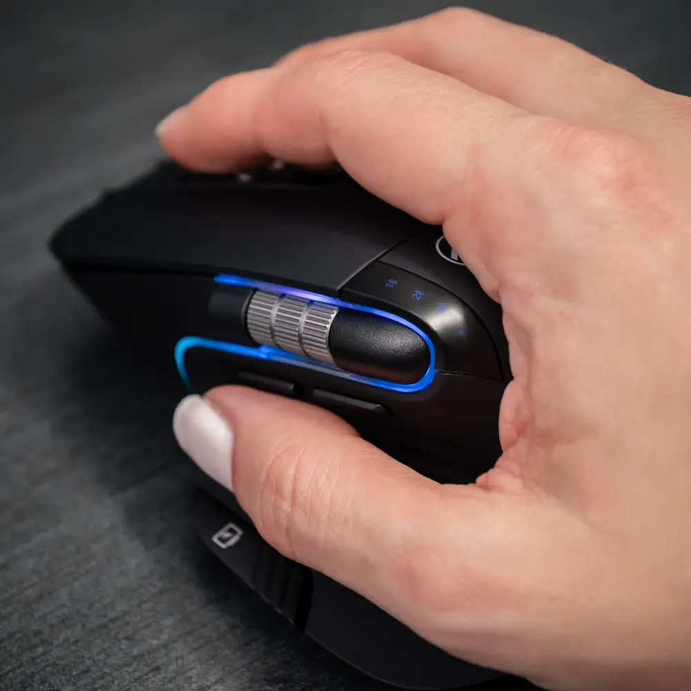 Mouse wireless Tellur, Shade, Negru