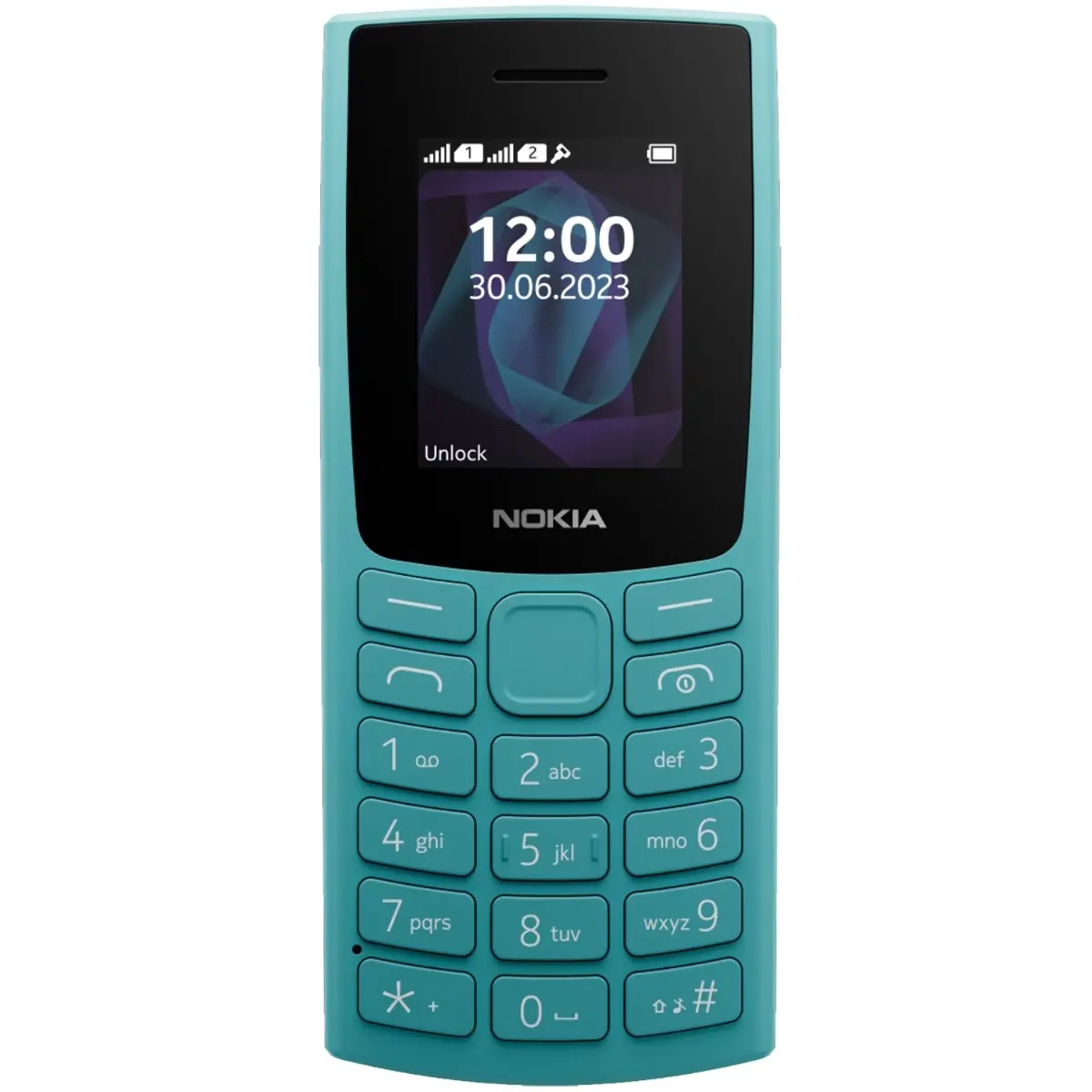 Telefon mobil Nokia 105, 2023, Dual SIM, Cyan