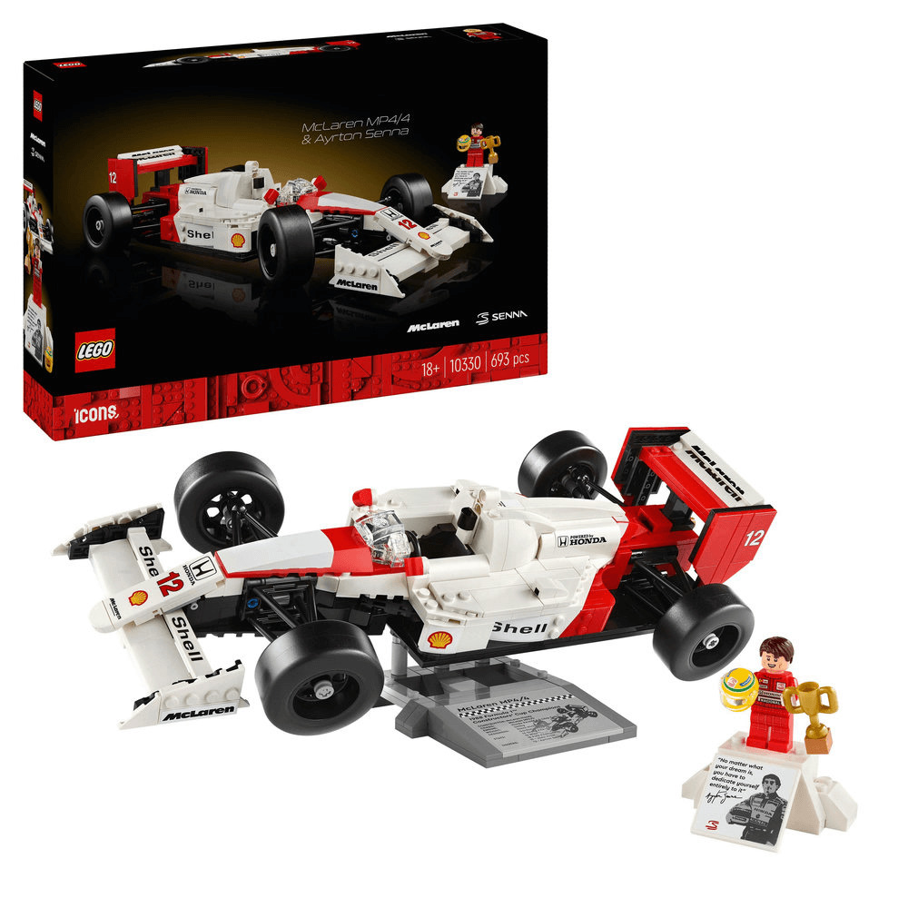 LEGO Icons McLaren MP4/4 si Ayrton Senna 10330