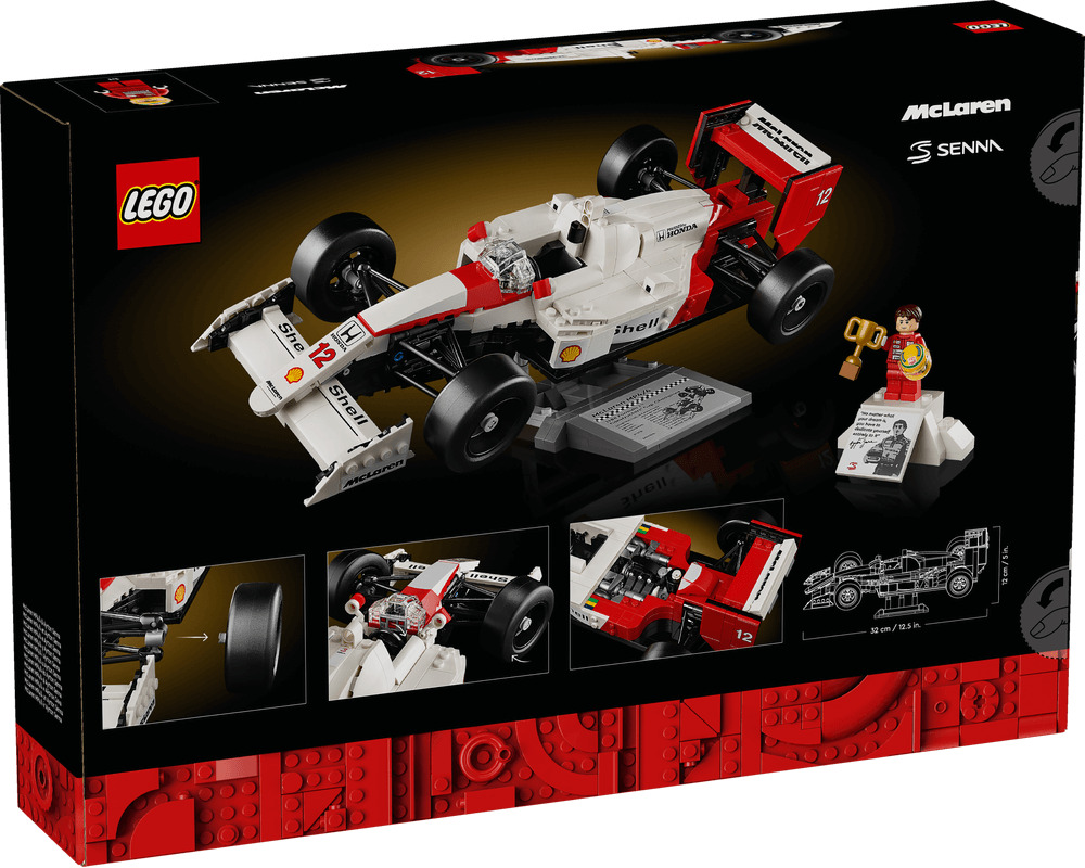 LEGO Icons McLaren MP4/4 si Ayrton Senna 10330