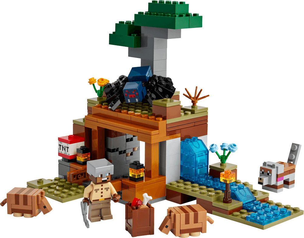 LEGO Minecraft Expeditia de minerit cu Tatu 21269
