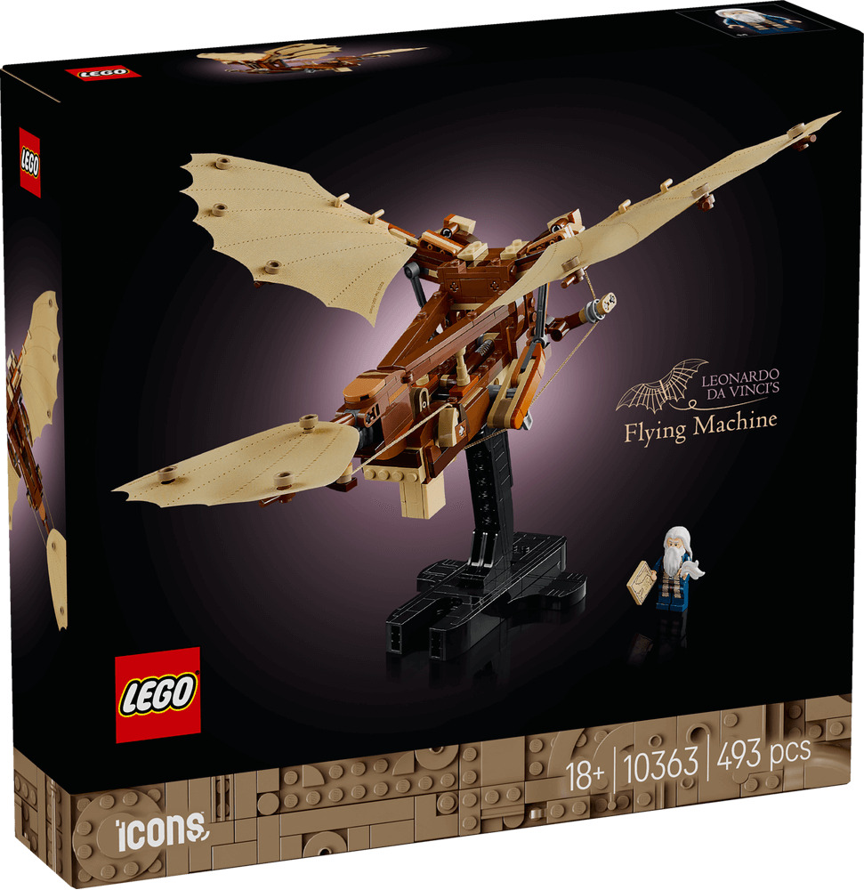 LEGO Icons Masina zburatoare a lui Leonardo da Vinci 10363