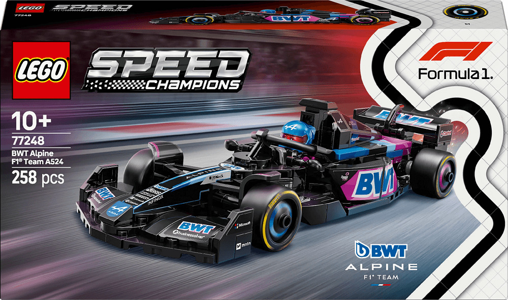 LEGO Speed Champions Masina de curse BWT Alpine F1 Team A524 77248