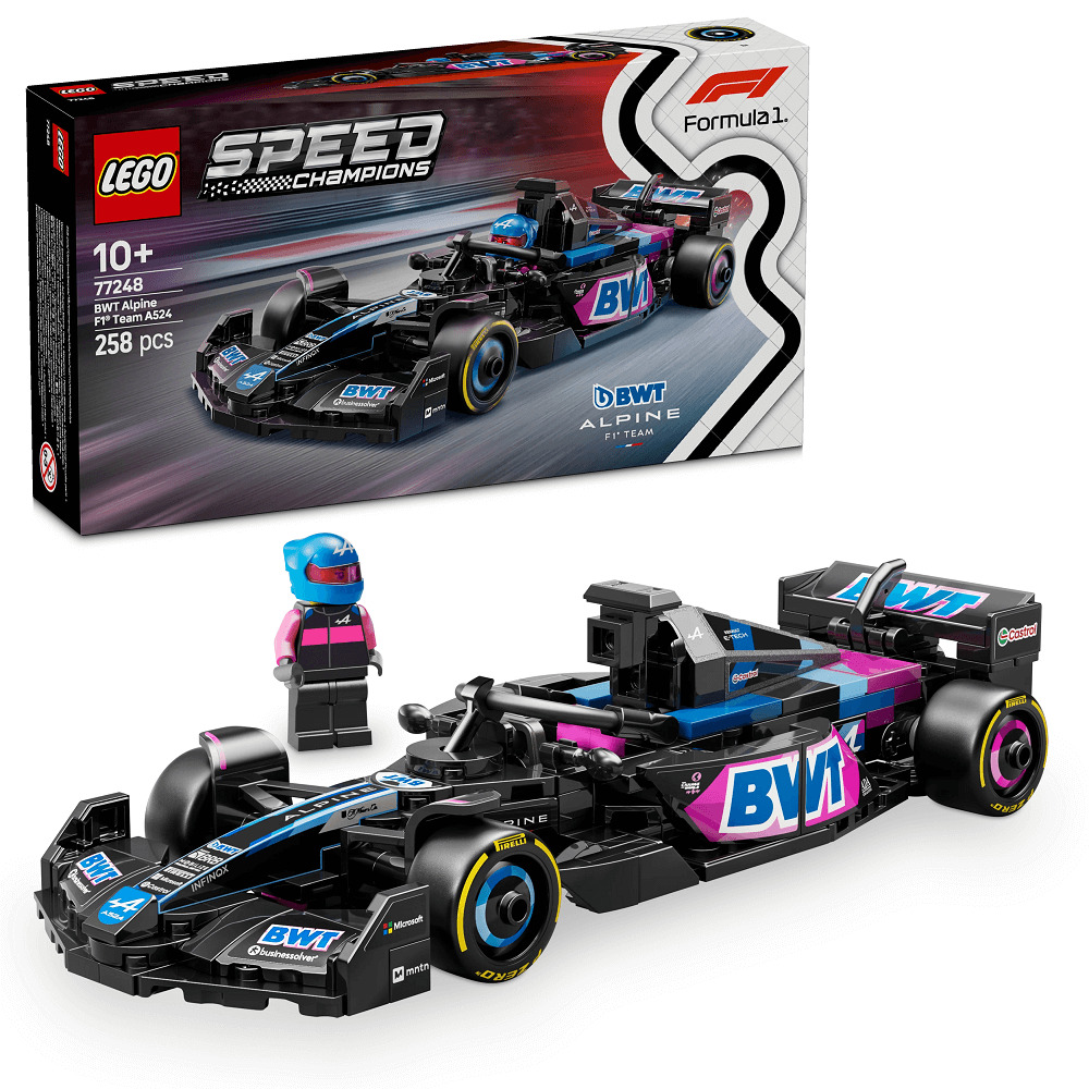LEGO Speed Champions Masina de curse BWT Alpine F1 Team A524 77248