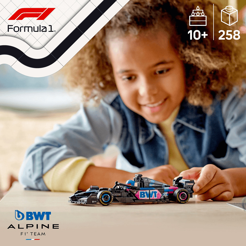 LEGO Speed Champions Masina de curse BWT Alpine F1 Team A524 77248