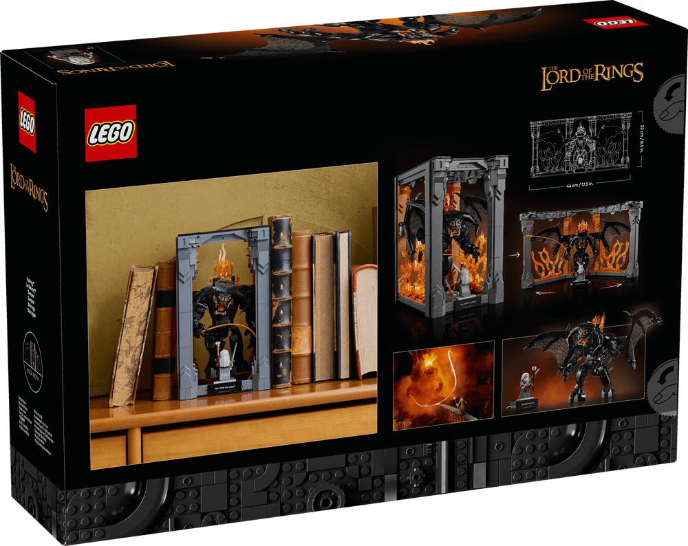 LEGO Icons Stapanul inelelor: Diorama pentru biblioteca cu un Balrog 10367