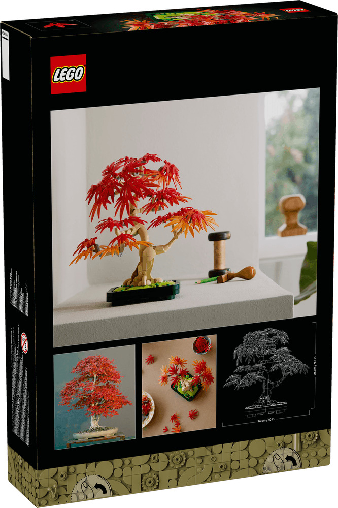 LEGO Botanicals Bonsai de artar japonez rosu 10348