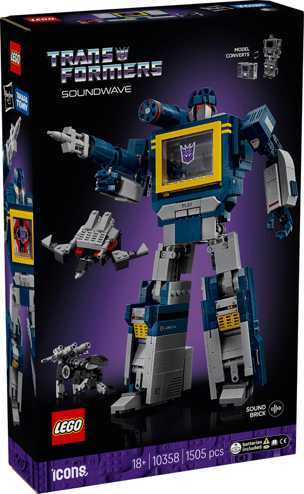 LEGO Icons Transformers: Soundwave 10358