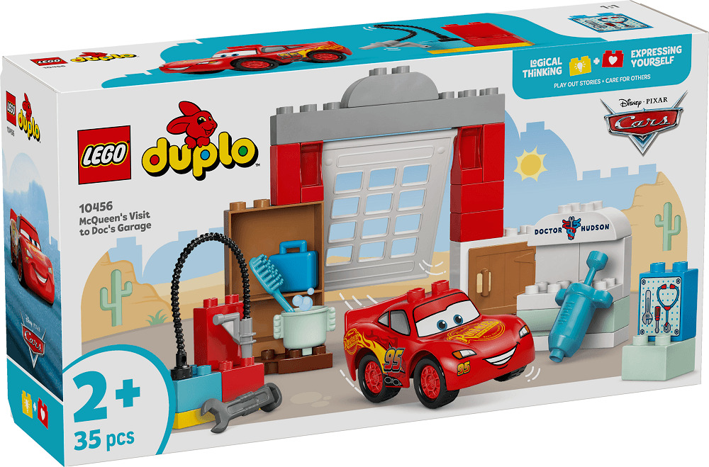 LEGO DUPLO Masini Disney si Pixar Vizita lui McQueen la garajul lui Doc 10456