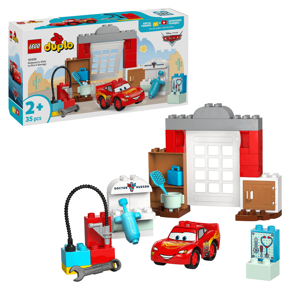 LEGO DUPLO Masini Disney si Pixar Vizita lui McQueen la garajul lui Doc 10456