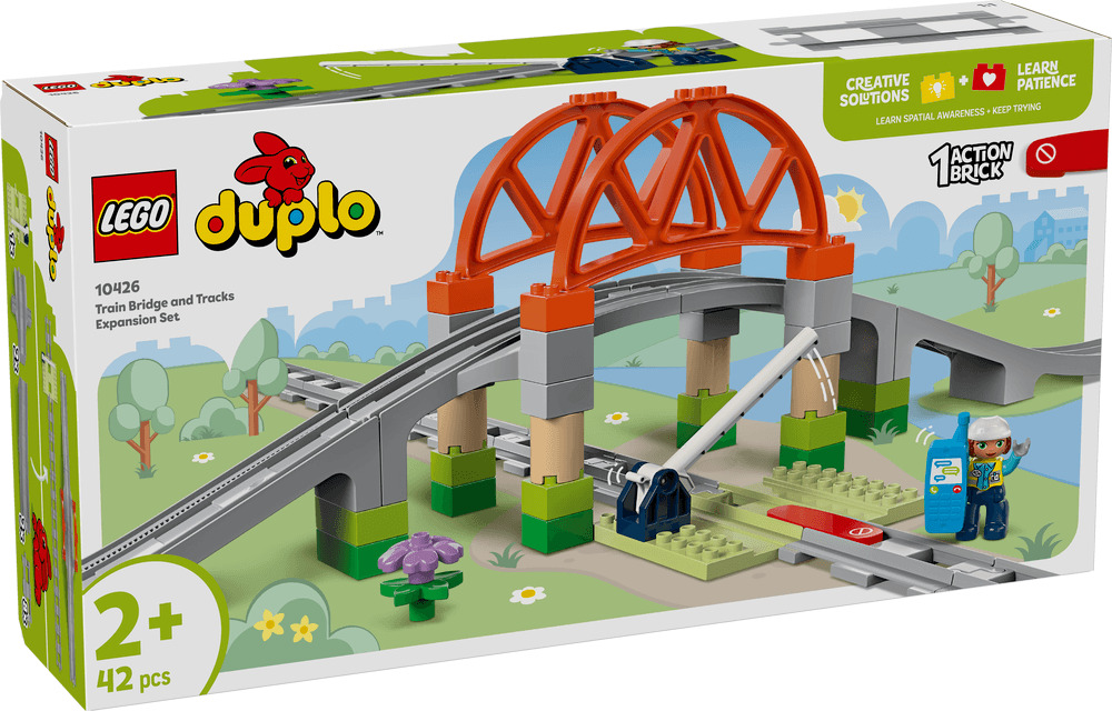 LEGO DUPLO Town Set de extindere Pod si sine de cale ferata 10426