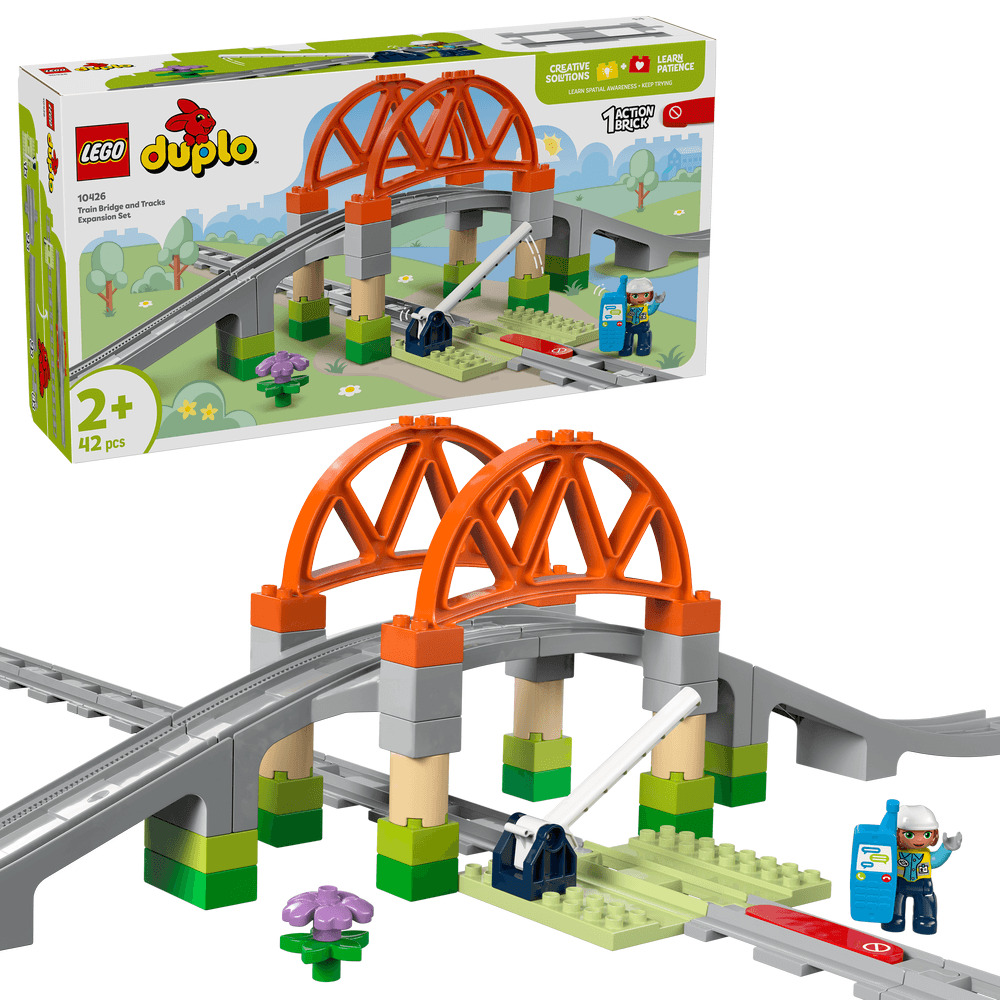 LEGO DUPLO Town Set de extindere Pod si sine de cale ferata 10426