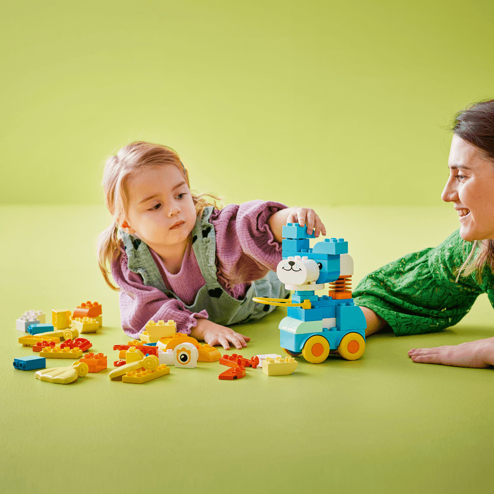 LEGO DUPLO Orasul meu Animale pe roti 3 in 1 10448