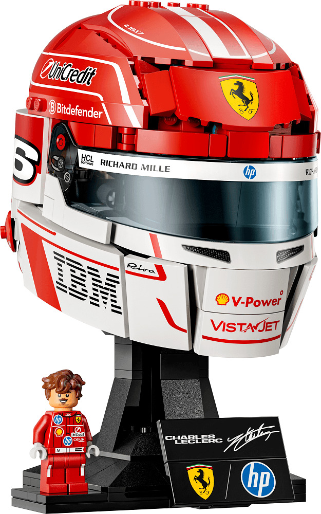 LEGO Editions Casca lui Charles Leclerc Scuderia Ferrari HP 43014