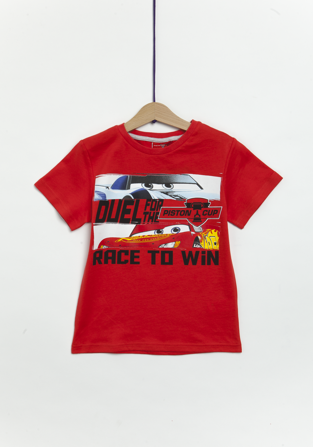 Tricou maneca scurta baieti Cars 2/8 ani