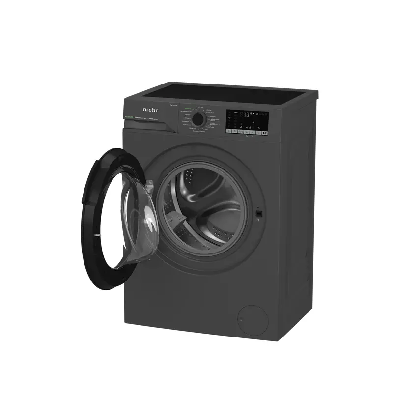Masina de spalat rufe slim Arctic APLM2WFSU28411AS, ExtraSteam, 8 kg, 1400rpm, Clasa A, Antracit