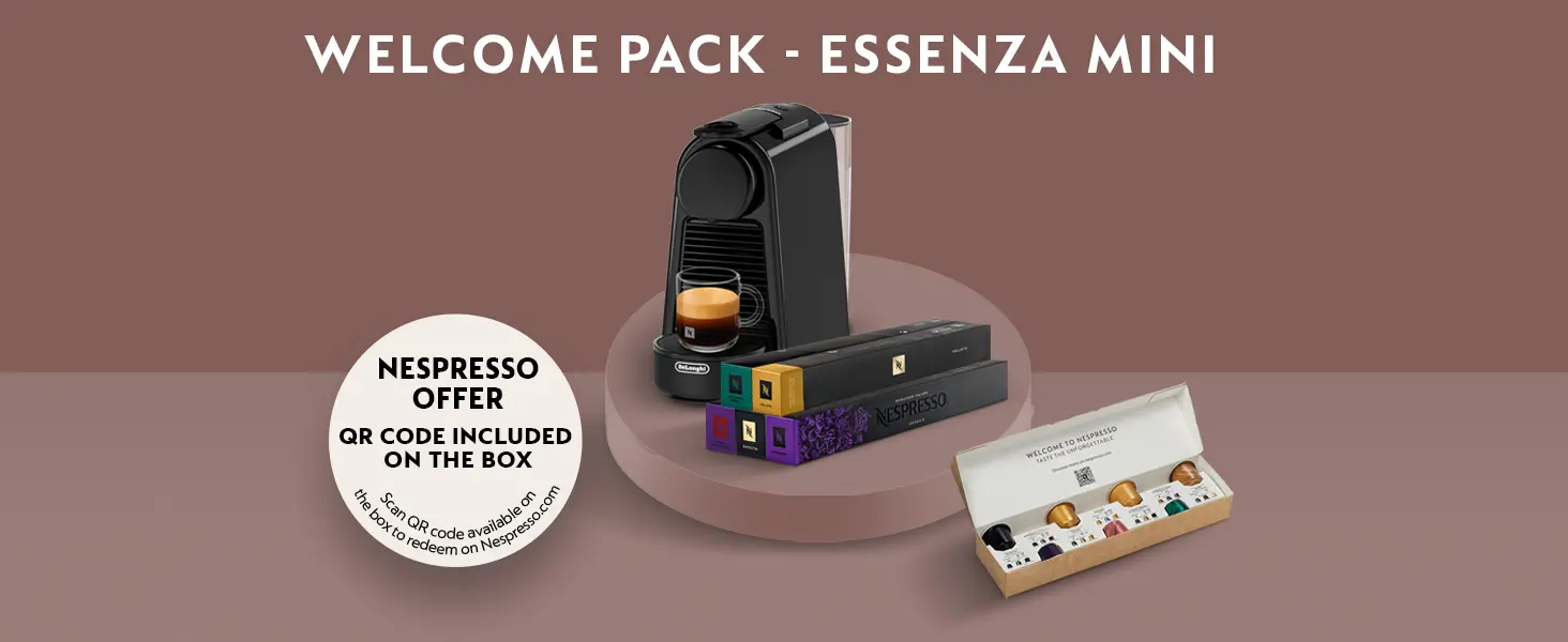 Espressor Nespresso Essenza Mini EN85B, 19 bar, 0.6 litri, 1260 W, Negru