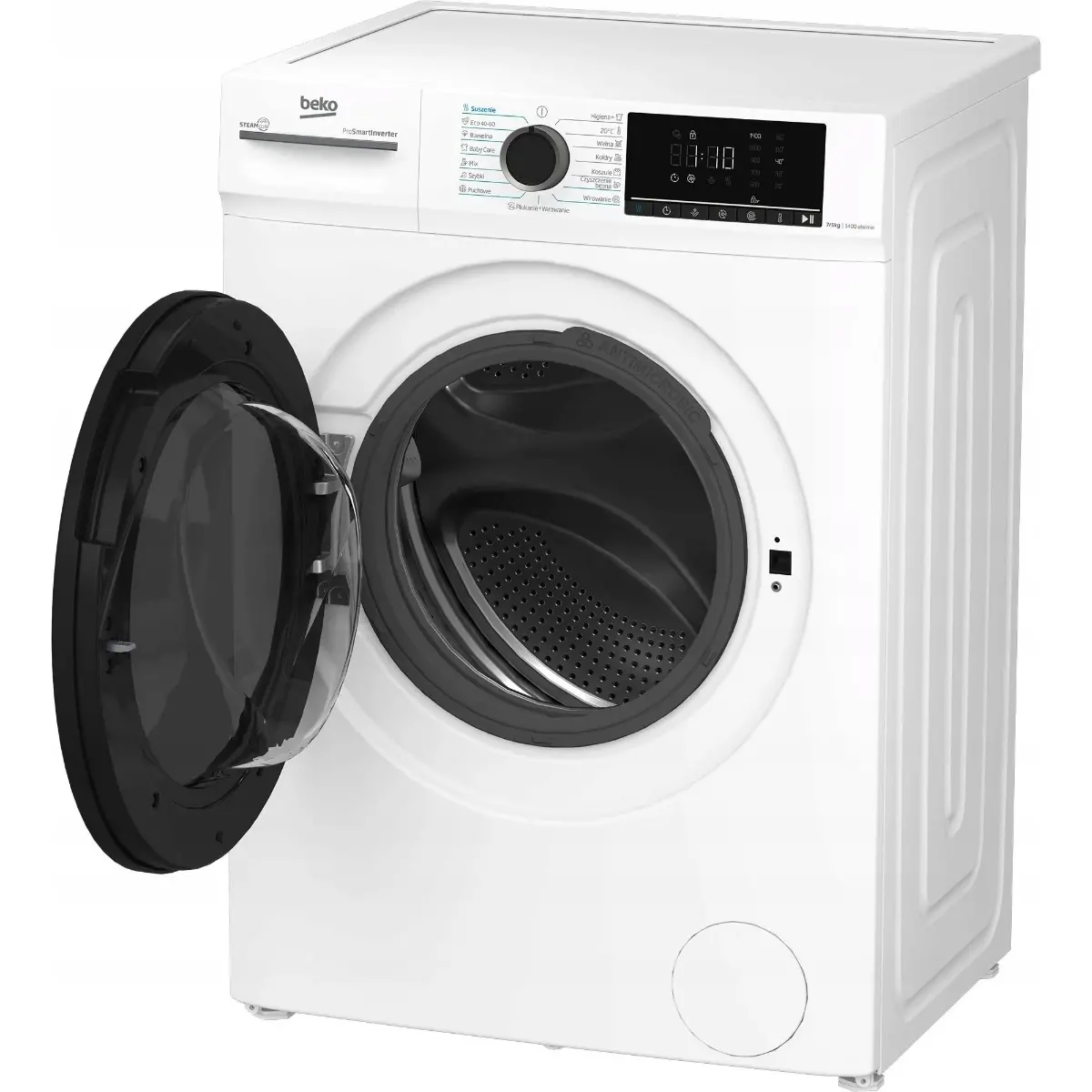 Masina de spalat rufe cu uscator Beko BMM5DFO5741W, 7/5 kg, 1400 RPM, Clasa D, 15 programe, Alb