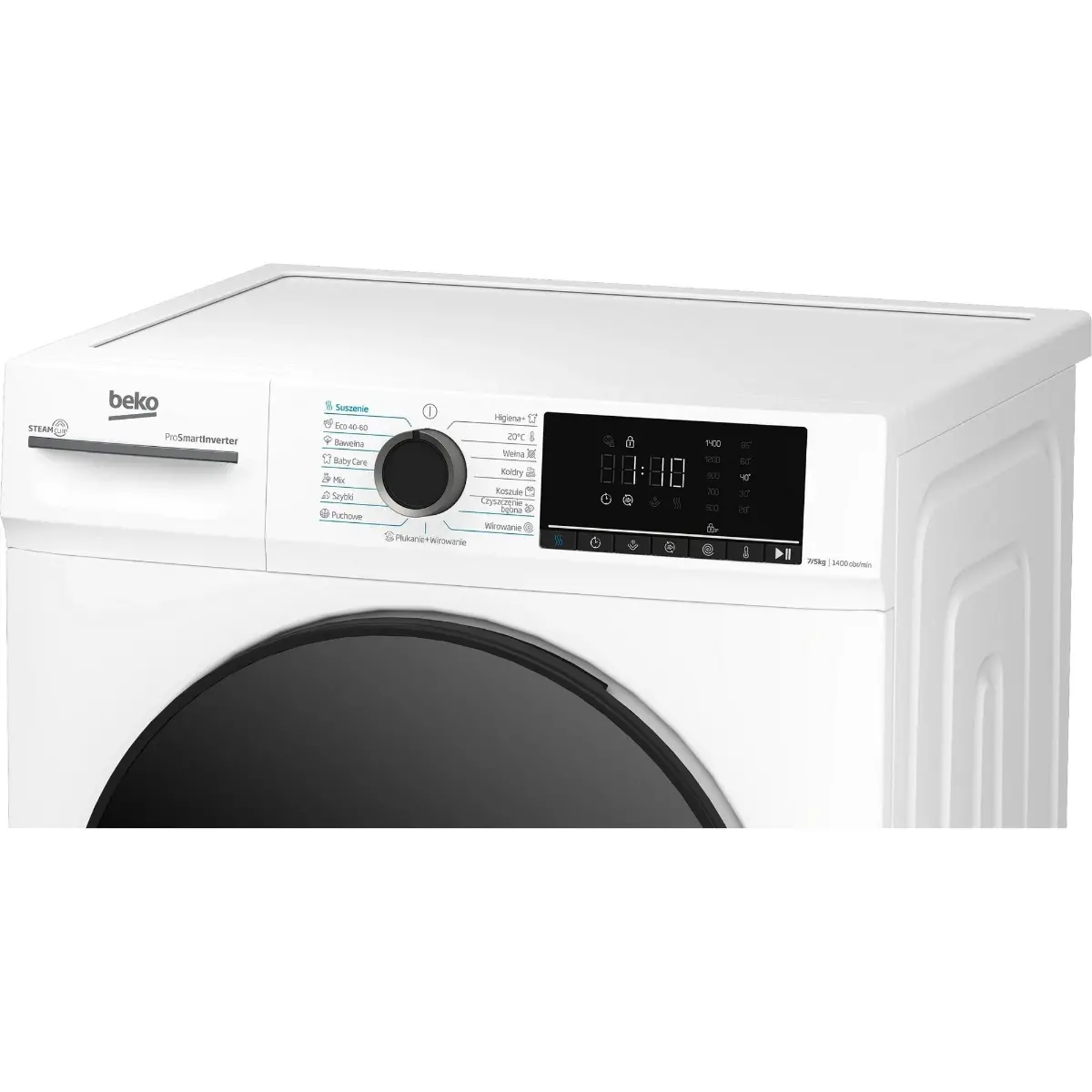 Masina de spalat rufe cu uscator Beko BMM5DFO5741W, 7/5 kg, 1400 RPM, Clasa D, 15 programe, Alb