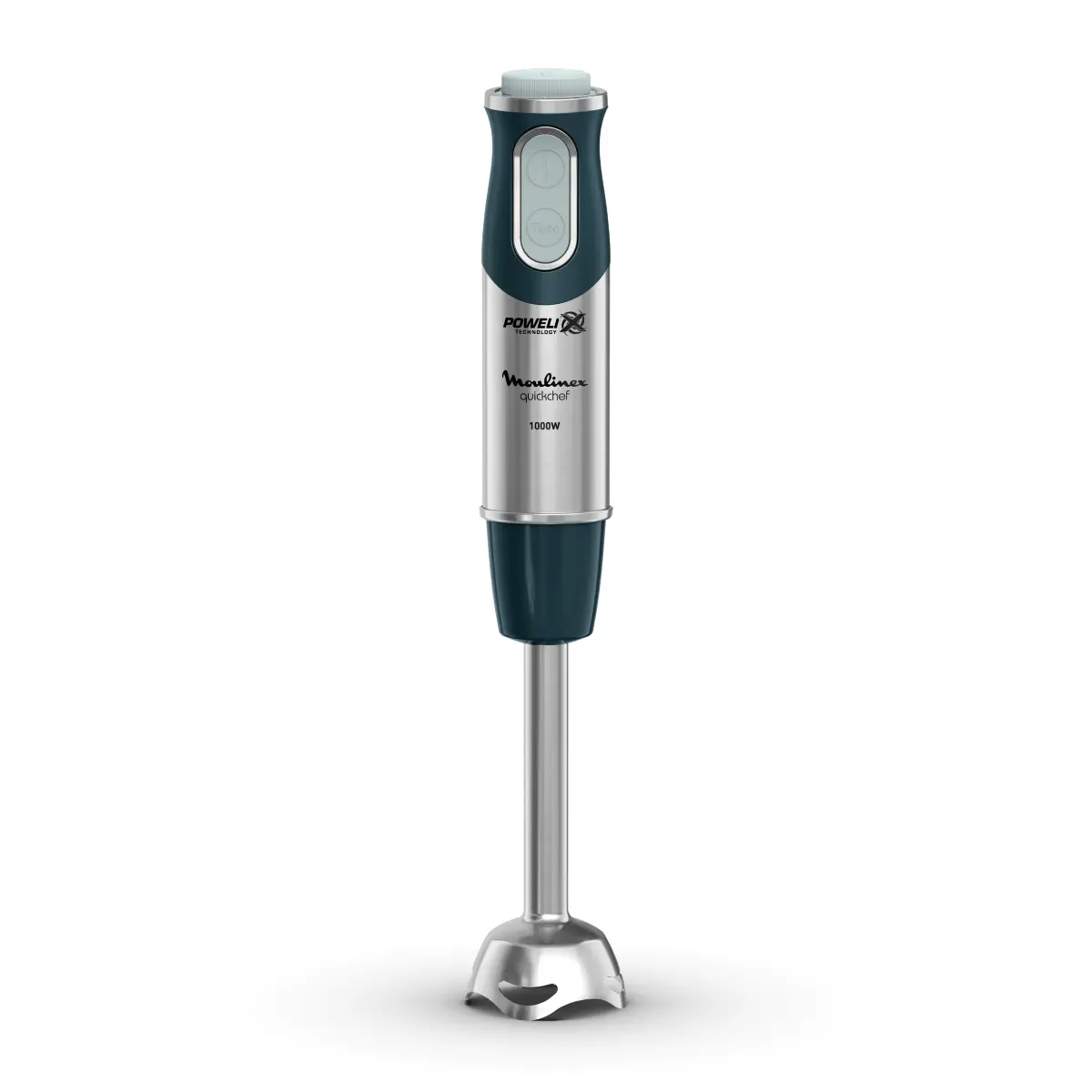 Mixer vertical Moulinex DD6554F0, cana 0.8 litri, 10 viteze, 1000 W, Otel Inoxidabil, Negru