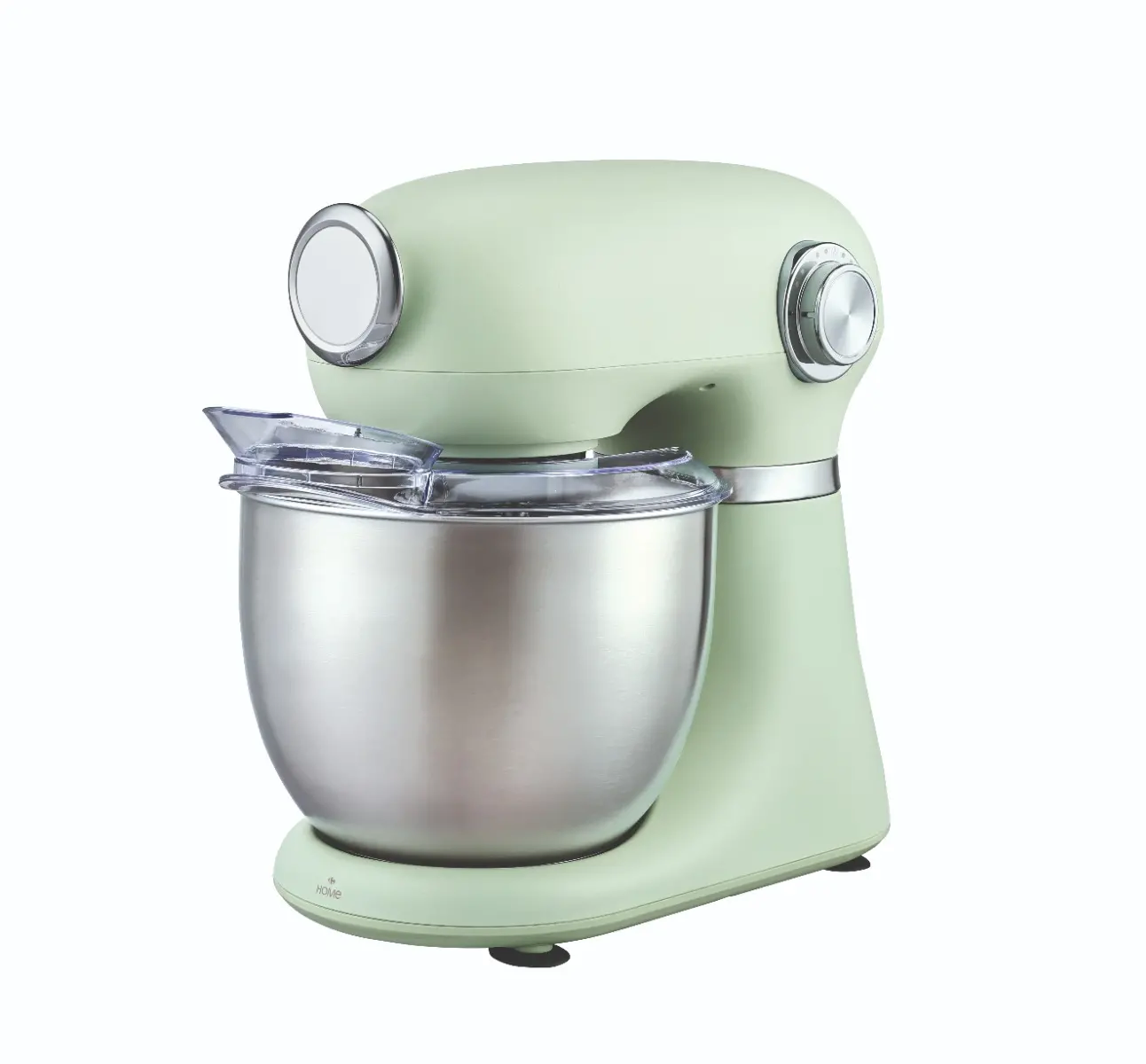Mixer planetar Carrefour Home HSM1300G-25, 5 litri, 12 viteze, 1300 W, Verde
